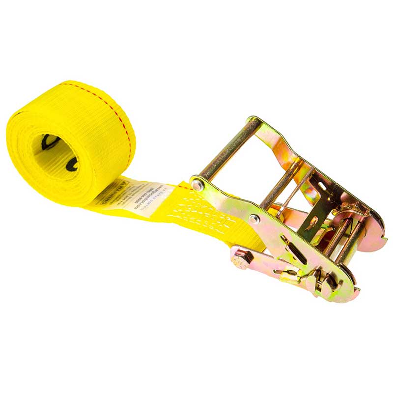 Sangle à cliquet sans fin jaune 2 X 10'